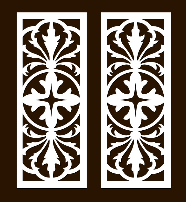 Design pattern screen panel