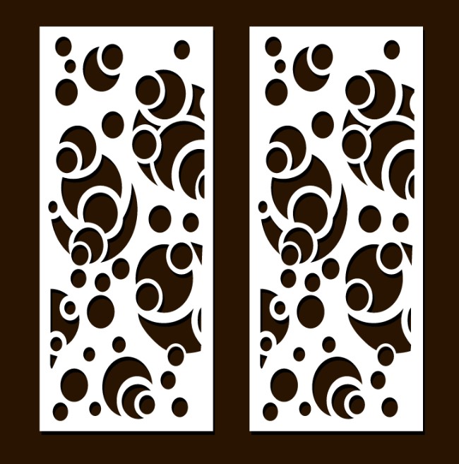 Design pattern screen panel