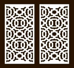 Design pattern screen panel