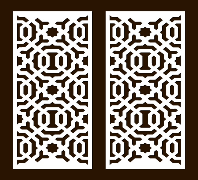 Design pattern screen panel