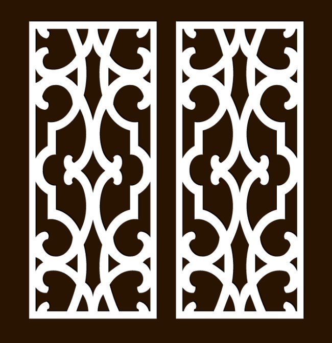 Design pattern screen panel