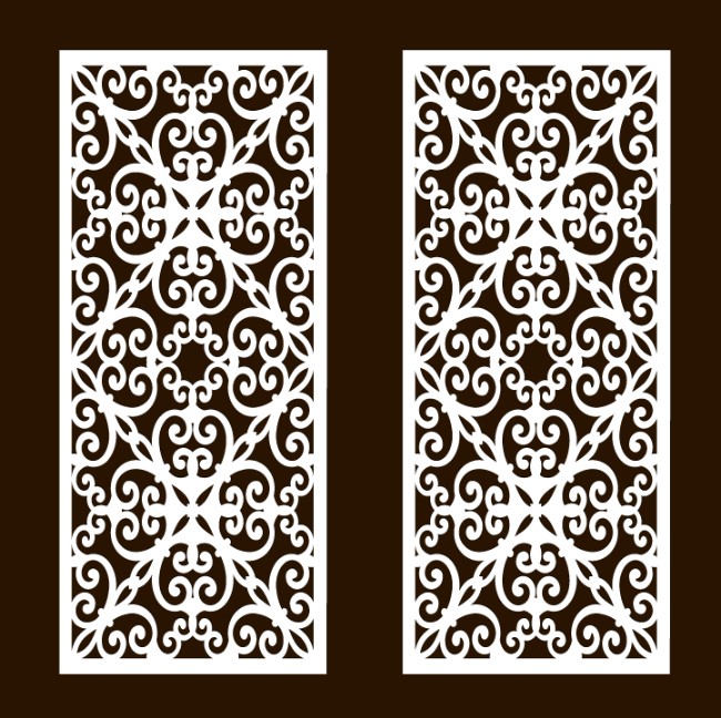 Design pattern screen panel