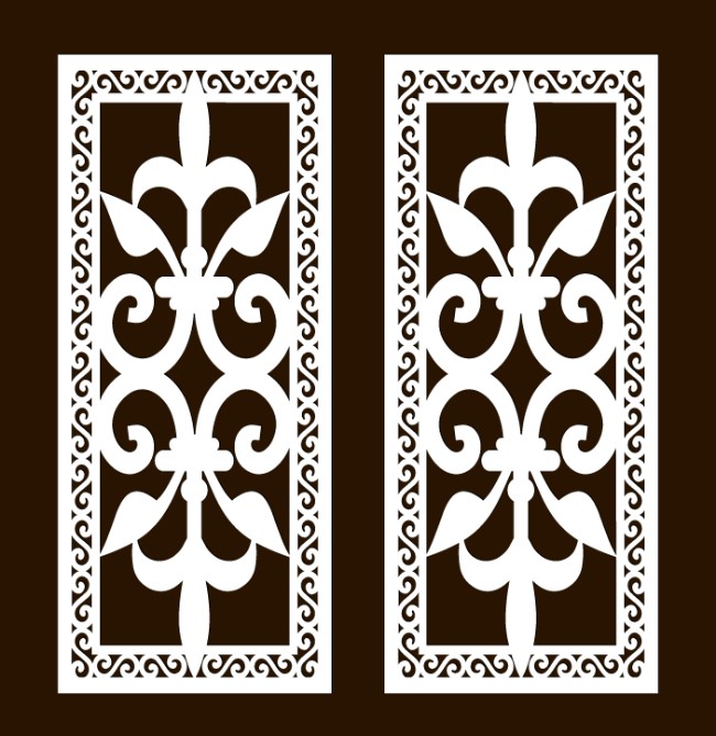 Design pattern screen panel