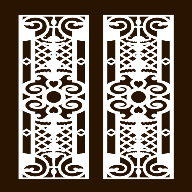 Design pattern screen panel