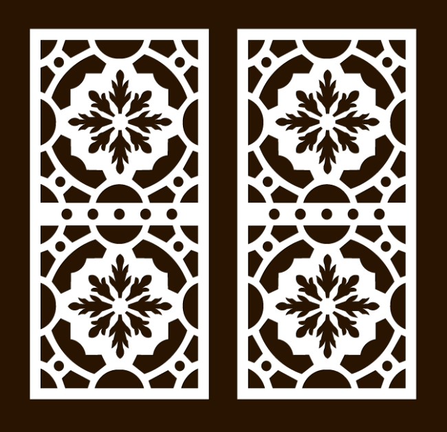 Design pattern screen panel