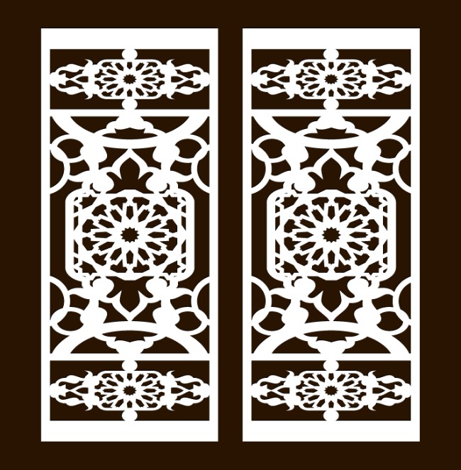 Design pattern screen panel