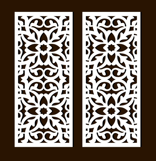 Design pattern screen panel