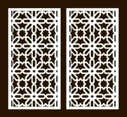 Design pattern screen panel