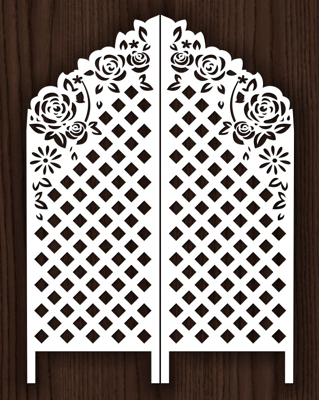 Design pattern screen panel