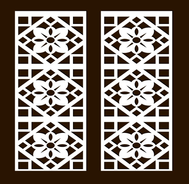 Design pattern screen panel