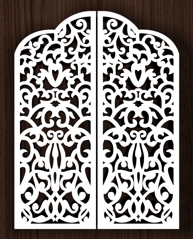 Design pattern screen panel