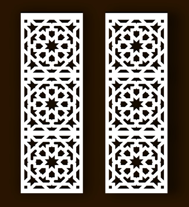 Design pattern screen panel