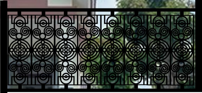 Design pattern screen panel