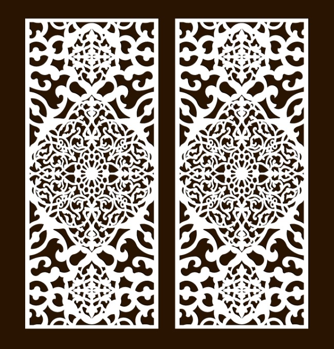 Design pattern screen panel