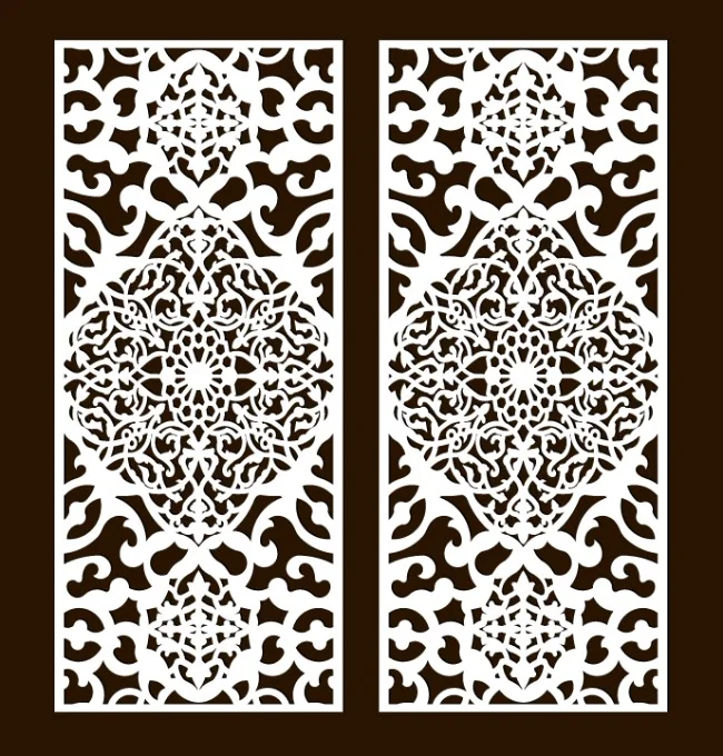 Design pattern screen panel