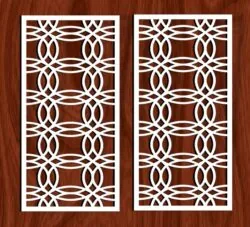 Design pattern screen panel