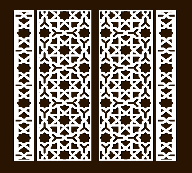 Design pattern screen panel