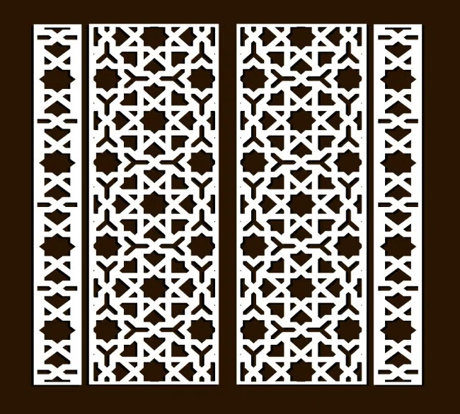 Design pattern screen panel