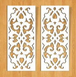 Design pattern screen panel