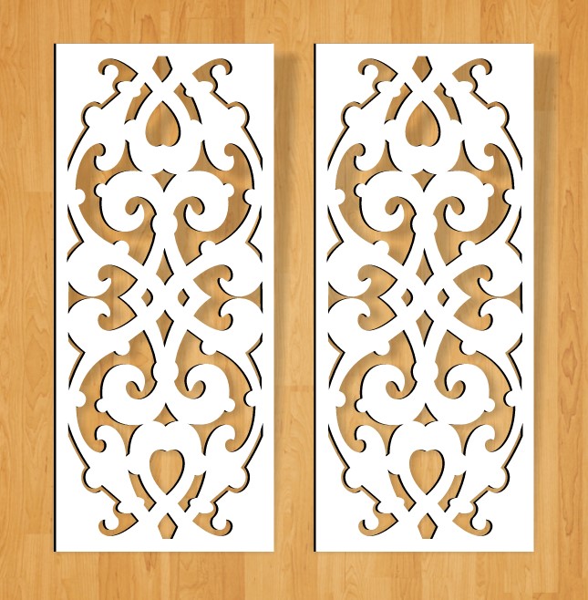 Design pattern screen panel