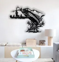 Fishing wall decor