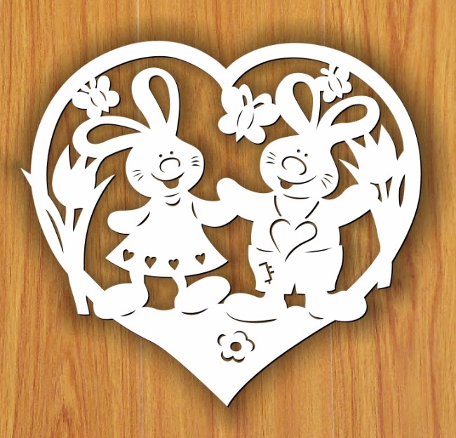 Heart with Rabbit