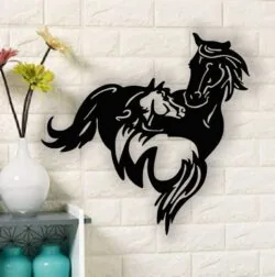 Horses wall art