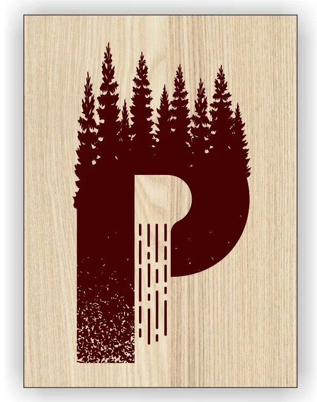 Letter P art