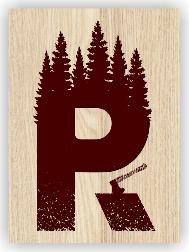 Letter R art