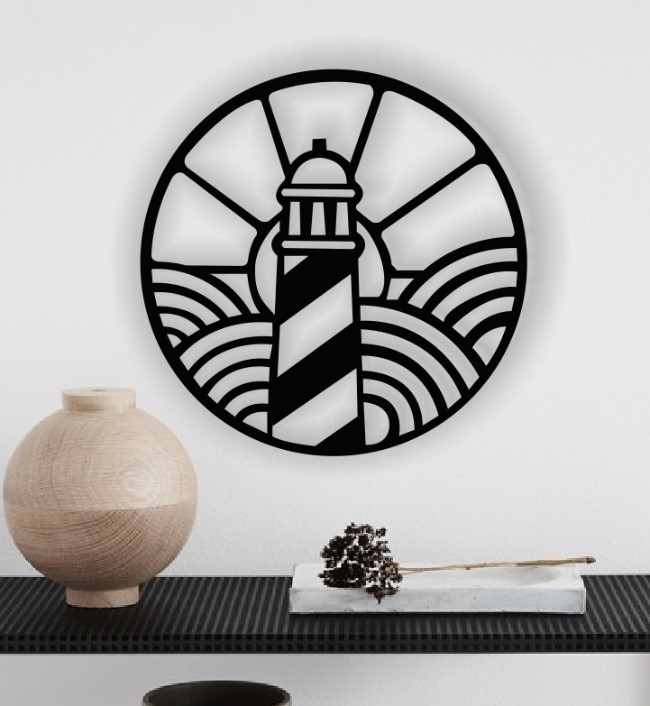 Lighthouse wall decor