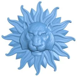 Lion head pattern