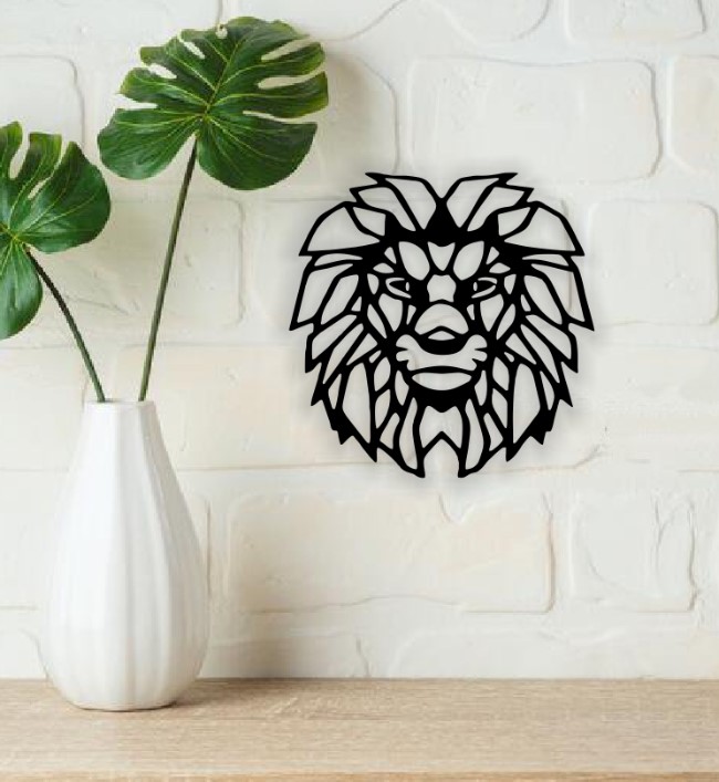 Lion wall decor