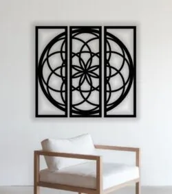 Mandala wall decor