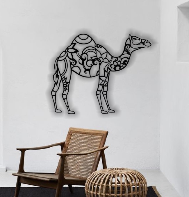 Manlada camel wall decor