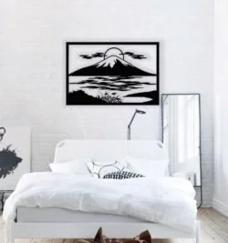 Mountain wall decor