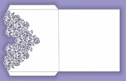 Rectangular flower envelope