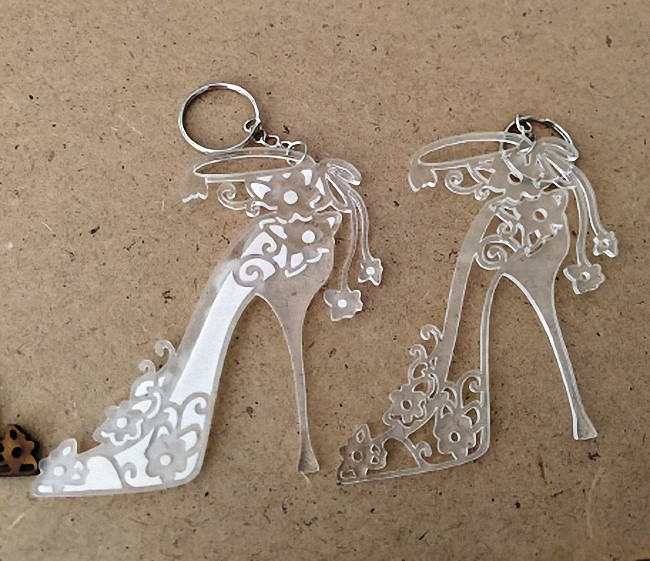 Shoe keychain