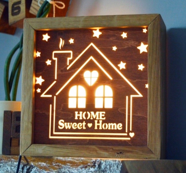 Sweet home lamp