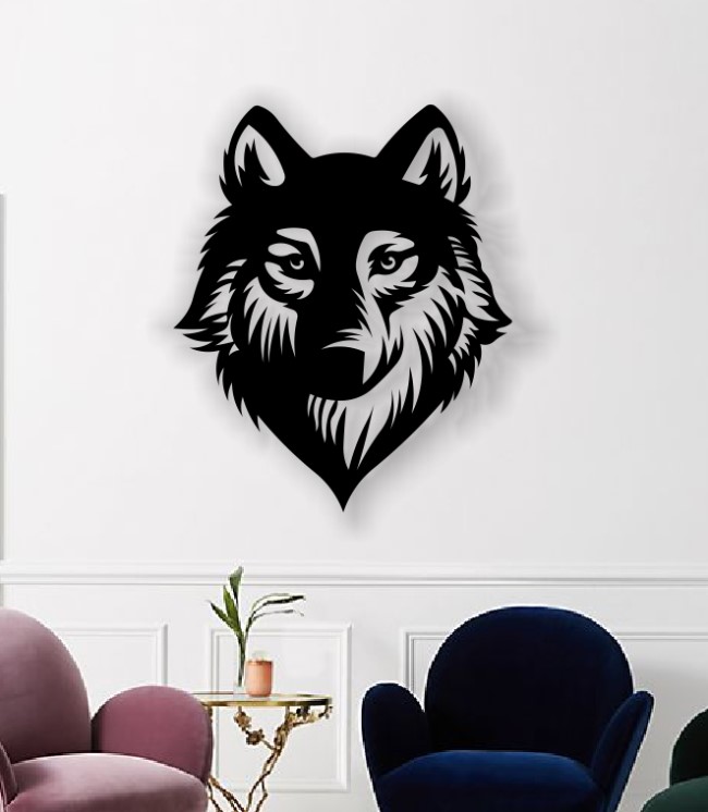 Wolf wall decor