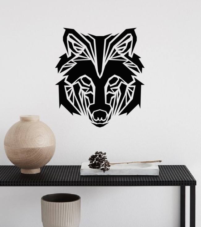 Wolf wall decor – 3D Model – Vector files