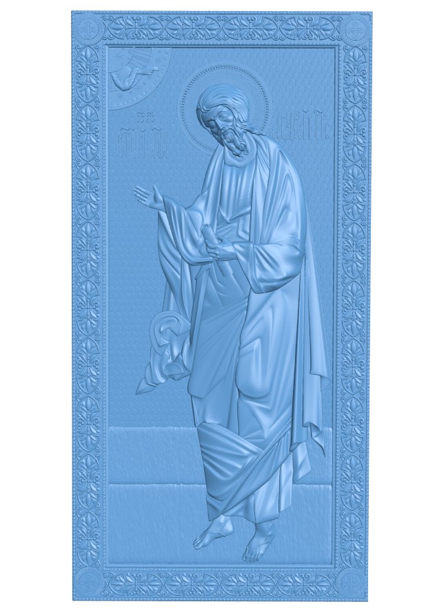 Apostle Andrew the First-Called – 3D Model – Vector files