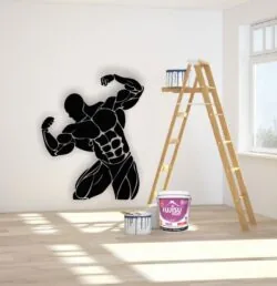 Bodybuilding wall decor