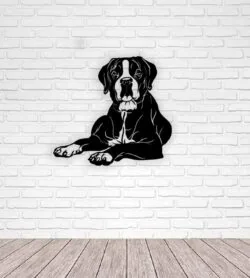 Boxer dog wall decor