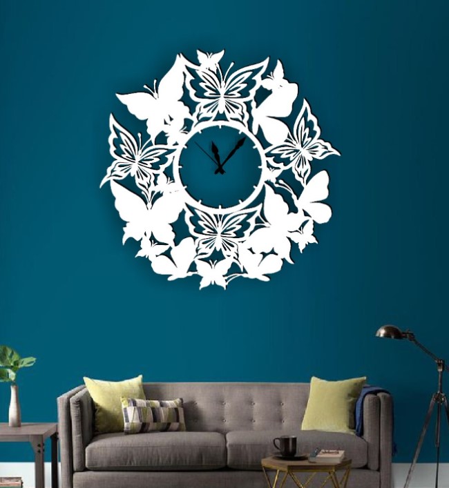 Butterfly clock