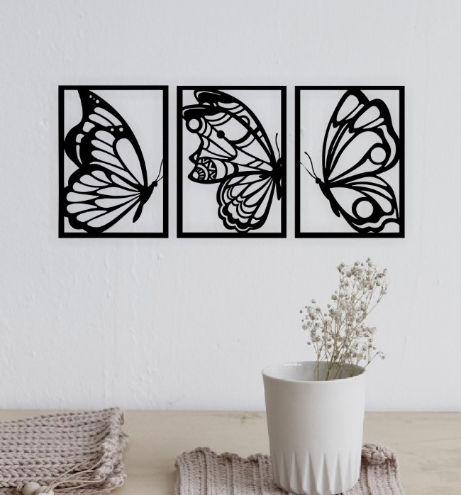 Butterfly wall decor