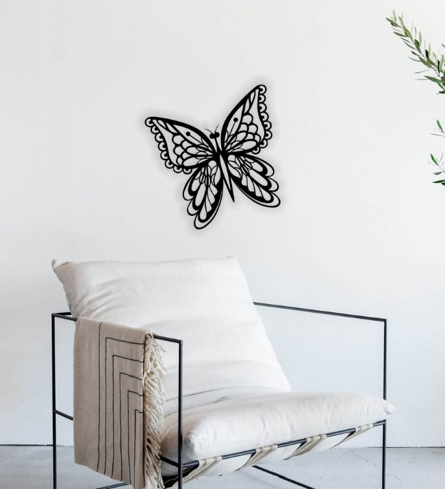 Butterfly wall decor