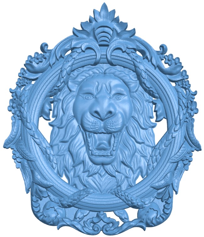 Cartouche lion