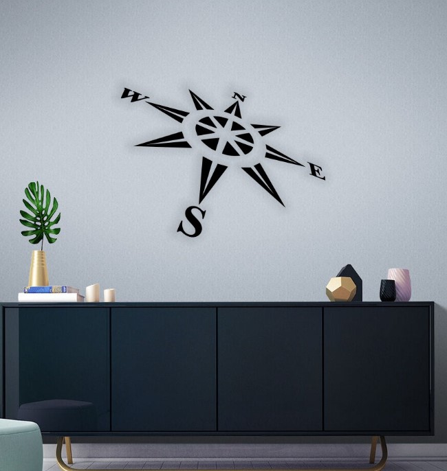 Compass wall decor