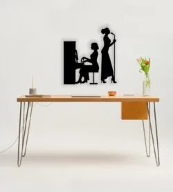 Concert piano wall decor