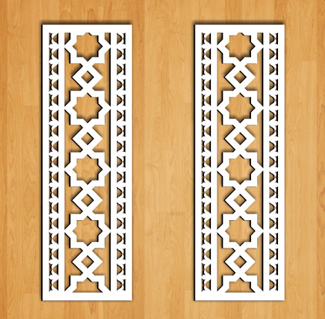 Design pattern screen panel